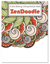 Load image into Gallery viewer, ZenDoodle Stress Relieving Coloring Book for Adult - MirthSlinger