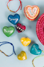 Load image into Gallery viewer, Kisii Stone Heart of Courage Paperweight - MirthSlinger