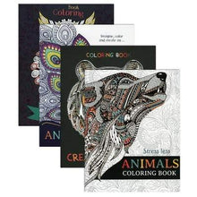 Load image into Gallery viewer, Animal Themed Adult Coloring Books for Stress Relief - MirthSlinger