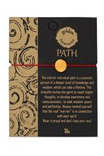 Load image into Gallery viewer, Path of the Spirit Bracelet with 14k Gold Fill Metal Bead - MirthSlinger