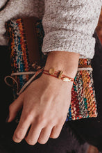 Load image into Gallery viewer, Path of the Spirit Bracelet with 14k Gold Fill Metal Bead - MirthSlinger