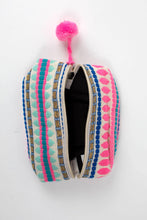 Load image into Gallery viewer, Happy Travels Pompom Pouch - MirthSlinger