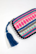 Load image into Gallery viewer, Happy Travels Pompom Purse - MirthSlinger