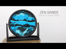 Load and play video in Gallery viewer, Blue Zen Sands with Round Frame