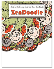Load image into Gallery viewer, ZenDoodle Stress Relieving Coloring Book for Adult - MirthSlinger
