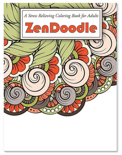 ZenDoodle Stress Relieving Coloring Book for Adult - MirthSlinger