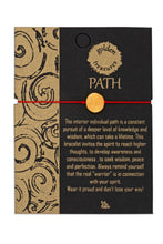 Load image into Gallery viewer, Path of the Spirit Bracelet with 14k Gold Fill Metal Bead - MirthSlinger

