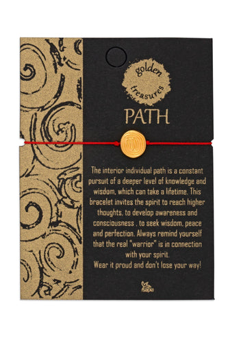 Path of the Spirit Bracelet with 14k Gold Fill Metal Bead - MirthSlinger