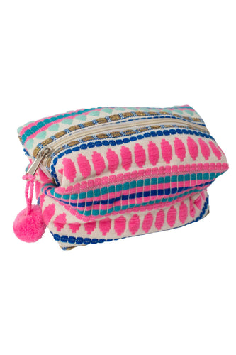 Happy Travels Pompom Pouch - MirthSlinger
