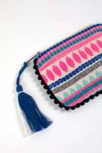 Load image into Gallery viewer, Happy Travels Pompom Purse - MirthSlinger
