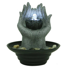 Load image into Gallery viewer, Lotus Hands Indoor Water Fountain - MirthSlinger
