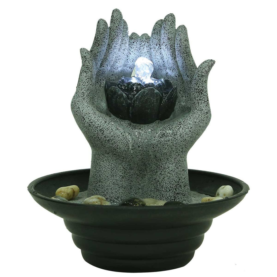 Lotus Hands Indoor Water Fountain - MirthSlinger