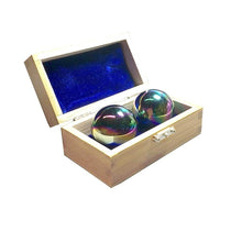 Load image into Gallery viewer, Silver Rainbow Baoding Balls - MirthSlinger
